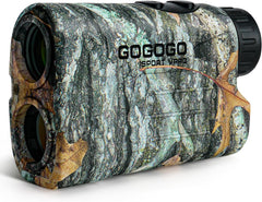 Gogogo Sport Vpro rangefinder camo front view for quick distance estimates in the field.