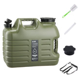 GOIMGN 6.6 gallon water jug with spigot enables controlled water pours on camping trips.
