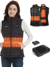 Gokozy heated vest front view showing chest heating zones for warmth on the go.