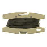 Golberg G 550 Mil-Spec paracord in camo green, 50 ft, ready for outdoor use