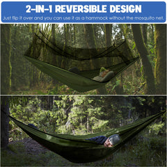 Gold Armour camping hammock tree straps setup for secure, tree-friendly suspension.
