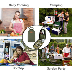 Gold Armour foldable travel case ready for easy packing on trips