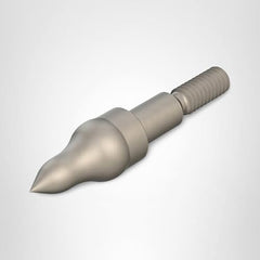 Gold Tip EZ Pull screw-in point shown for easy arrow maintenance