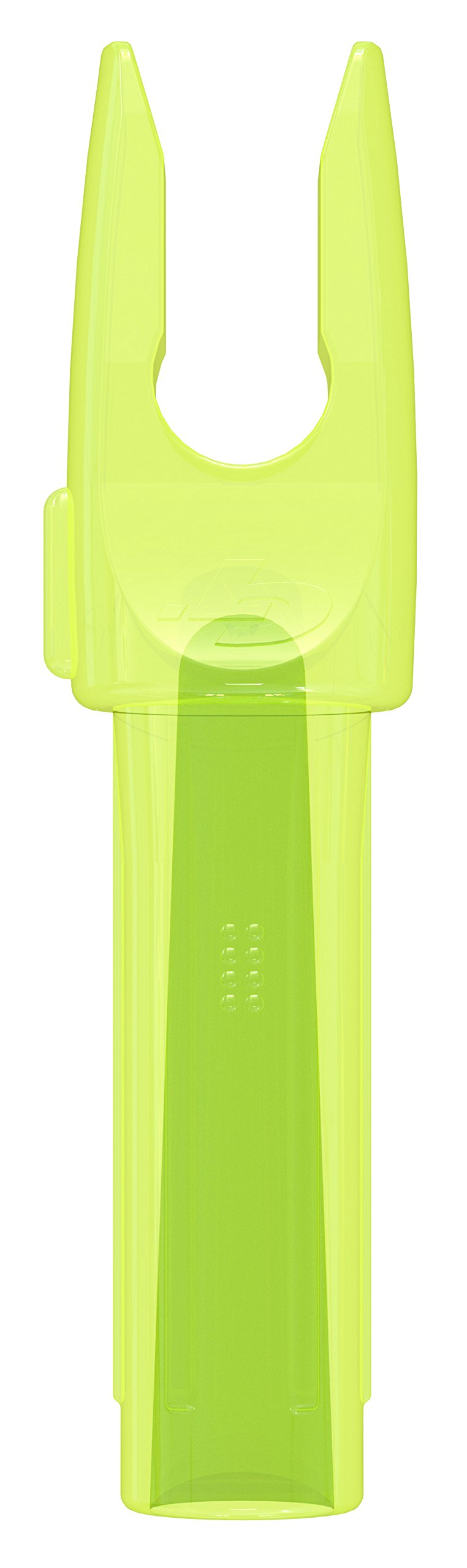 Gold Tip GTO neon green nocks in a 12-pack for quick setup and visibility