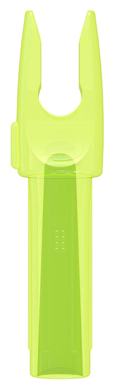 Gold Tip GTO neon green nocks in a 12-pack for quick setup and visibility