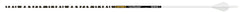 Gold Tip Ted Nugent arrows with Raptor vanes in white enable stable, consistent flight.