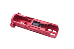 GoldenBall Atlas Custom Works AAP-01 GBB no-switch red unit, demonstrating compact design for smooth operation.