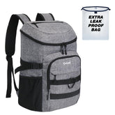 Goloni Upgraded Cooler Backpack 24 Cans front view showing compact capacity for all-day outings