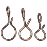 GOMAKERER 150 pcs hook line connectors in three sizes for versatile fly fishing setups