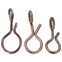 GOMAKERER 150 pcs hook line connectors in three sizes for versatile fly fishing setups