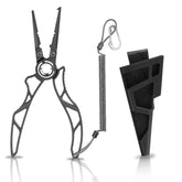 Gomexus Exoskeleton 7-Inch titanium coated fishing pliers front view
