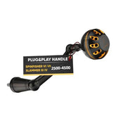 GOMEXUS power handle black 65mm for Penn Spinfisher improves grip and control