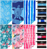 Gomust 6-pack beach towel 71x32 inch for family beach days and trips.