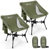 Gonex 5th Gen camping chair folded for compact backpacking, easy to store after adventures.