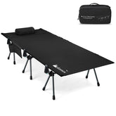 Gonex camping cot wide surface for side sleepers offers spacious comfort outdoors.