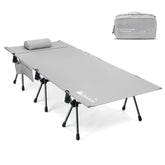 Gonex camping cot wide surface for comfortable side sleeping outdoors.