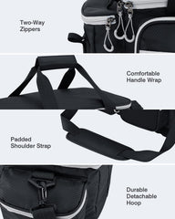 Gonex Fishing Tackle Bag 3700/3600 box holders support versatile storage on outings