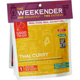 GOOD TO-GO Classic Weekender 3-Pack packaging ready for camping trips and quick meals.