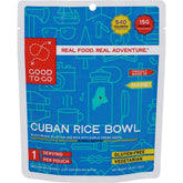 GOOD TO-GO Cuban Rice Bowl packaging for travel and long shelf life.