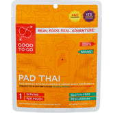 GOOD TO-GO Pad Thai pouch ready for a quick trail meal.