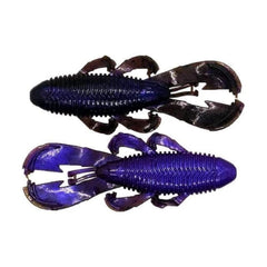 Googan Baits Bandito Bug 3.3 inch Green Pumpkin Purple; lifelike action entices bass.