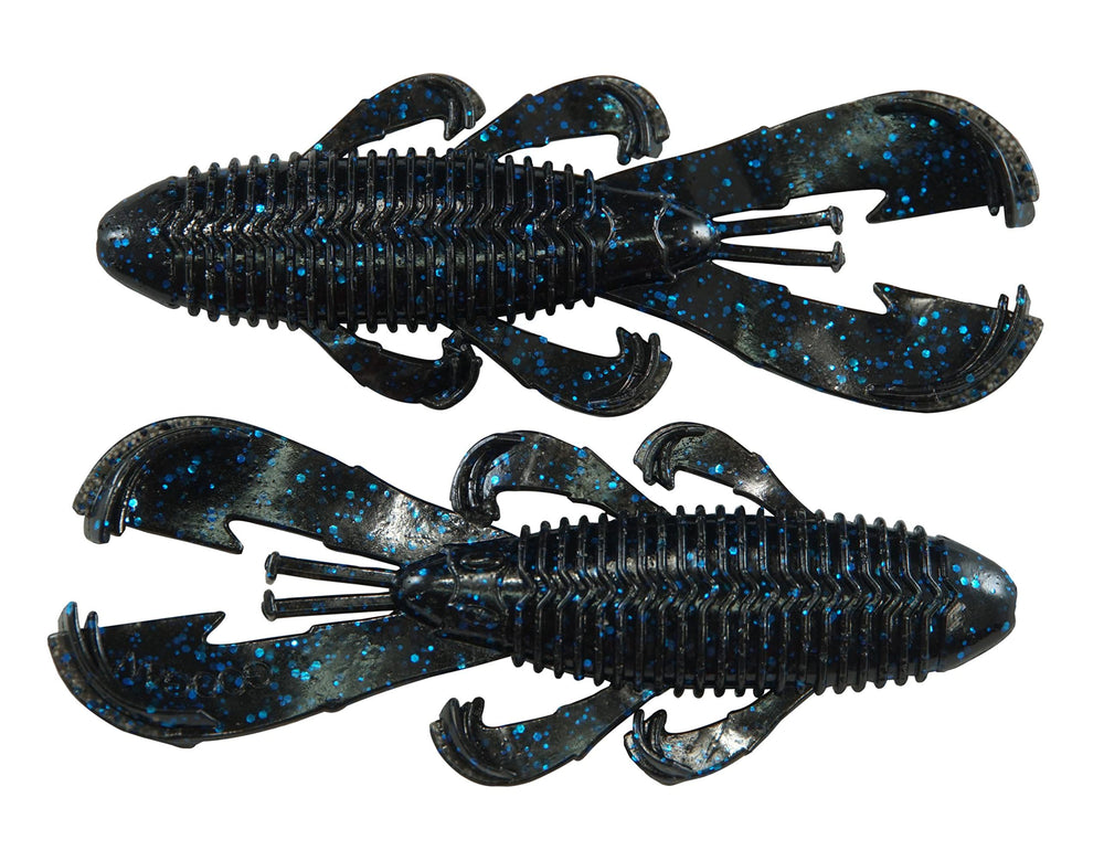 Googan Baits Bandito Bug 3.3-inch Black Blue Flake, ideal jig trailer action.