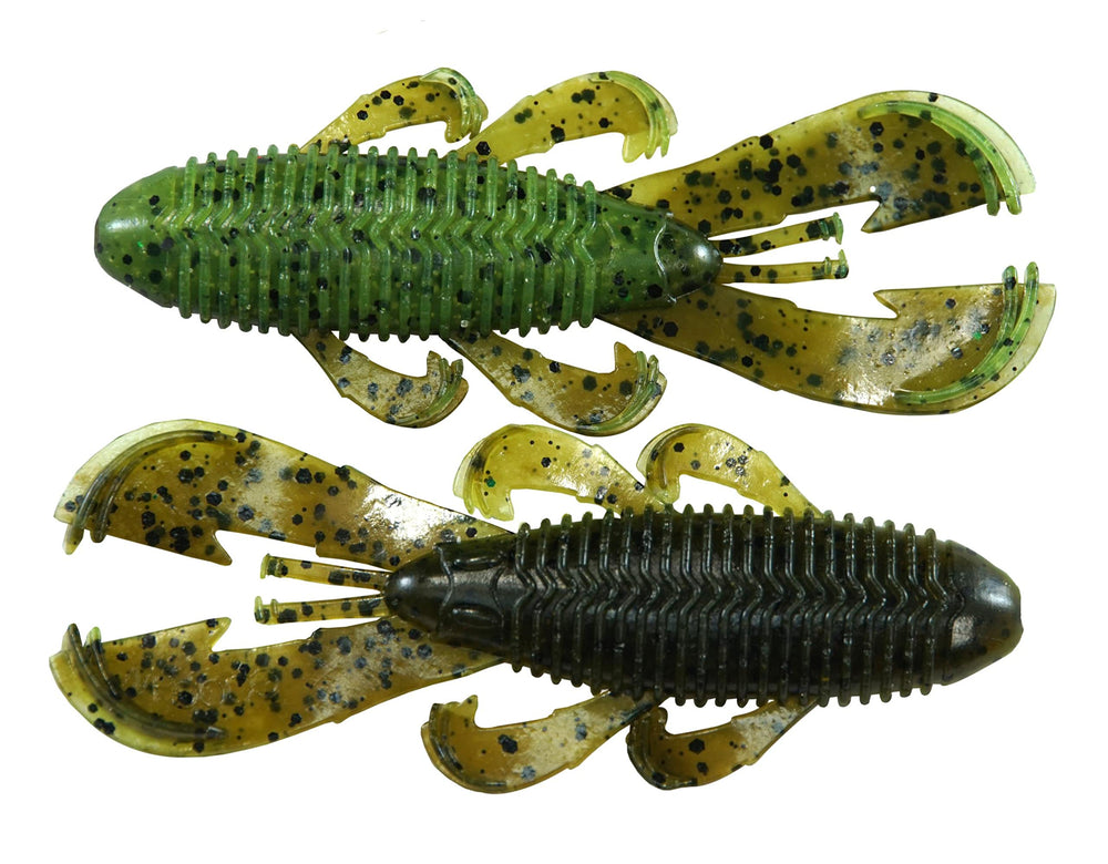Googan Baits Bandito Bug 3.3 Summer Craw in action, lifelike movement to entice bass.