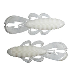 Googan Baits Bandito Bug 4-Inch Pearl in action, lifelike kicking motion boosts strike potential.