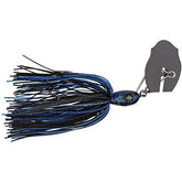 Googan Baits Clickbait vibrating jig in black and blue attracts bass near cover