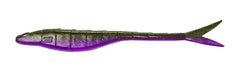 Googan Baits DGT-5-GPU Dart 5 green pumpkin purple in-water action showcases lifelike performance.