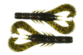 Googan Baits Krackin' Craw with a realistic crawfish body to entice bass bites.