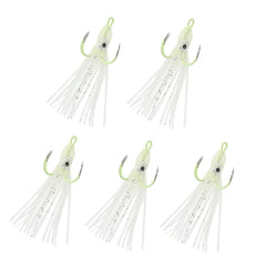GOOHOCHY glow-squid lure soft bait enhances night visibility for better bites.