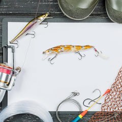 GOOHOCHY 15 creative lure design enhances water movement to attract fish