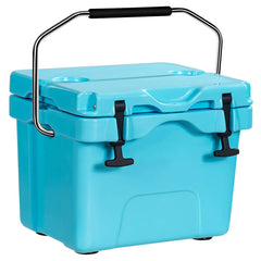 Goplus 16-quart cooler front view showing compact, portable design for outdoor trips