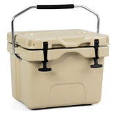 Goplus 16 Quart Cooler top view shows compact design for easy transport on trips