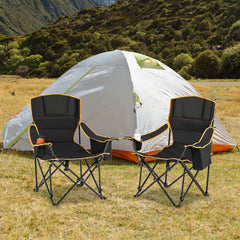 Goplus 2-in-1 folding lounge chair demonstrated for lounging and sitting