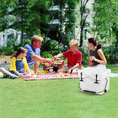 Goplus 24-can capacity inside view demonstrates ample space for beverages
