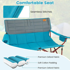 Goplus dual cup holders for easy drink access.