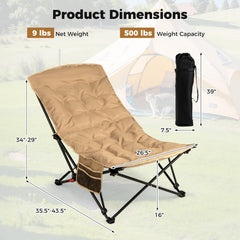 Goplus chair carry bag facilitates easy transport to camp or park