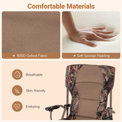 Goplus chair storage pocket keeps essentials handy during trips.