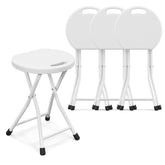 Goplus folding stool 18-inch seat for comfortable outdoor seating.