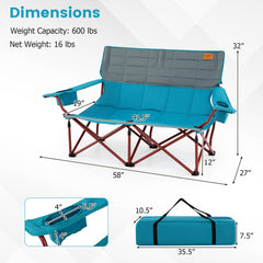 Goplus heavy-duty metal frame ensuring stability on varied terrain.