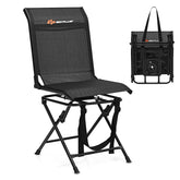 Goplus hunting chair demonstrates 360° rotation for field tracking