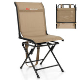 Goplus hunting chair with 360° rotation for silent viewing.