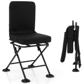 Goplus hunting chair with 360° swivel base for silent observation in the field