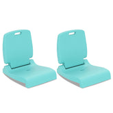Goplus poolside chair edge-pool foldable back support and dual handles for easy setup