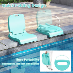 Goplus poolside chair groove bottom reduces sliding on bucket tops