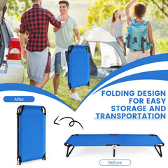 Goplus cot compact folded size ready for travel and storage