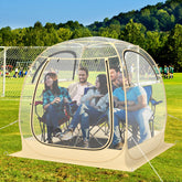 Goplus Sports Tent setup image showing instant pop-up efficiency.