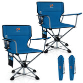 Goplus swivel camping chair with 360-degree rotation for versatile outdoor seating